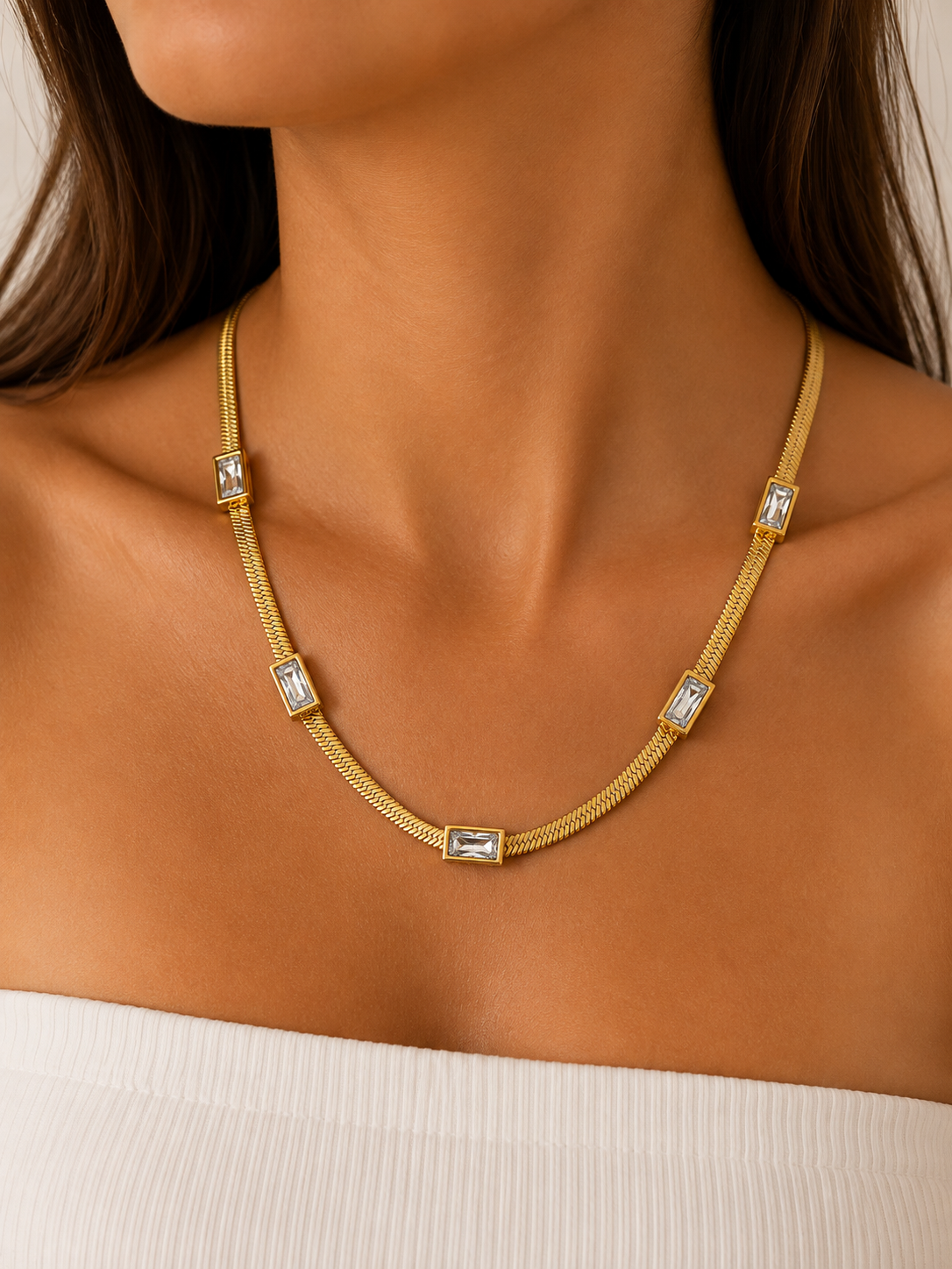 Celeste Crystal Necklace