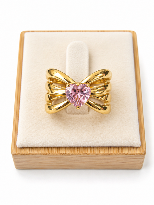 Blush Gold Ring Collection