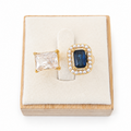 Celeste Sapphire Duo Ring