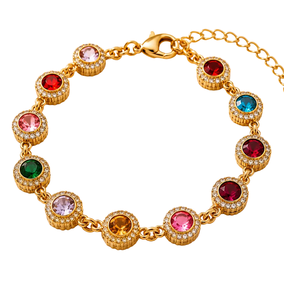 Colorful Circle Bracelet