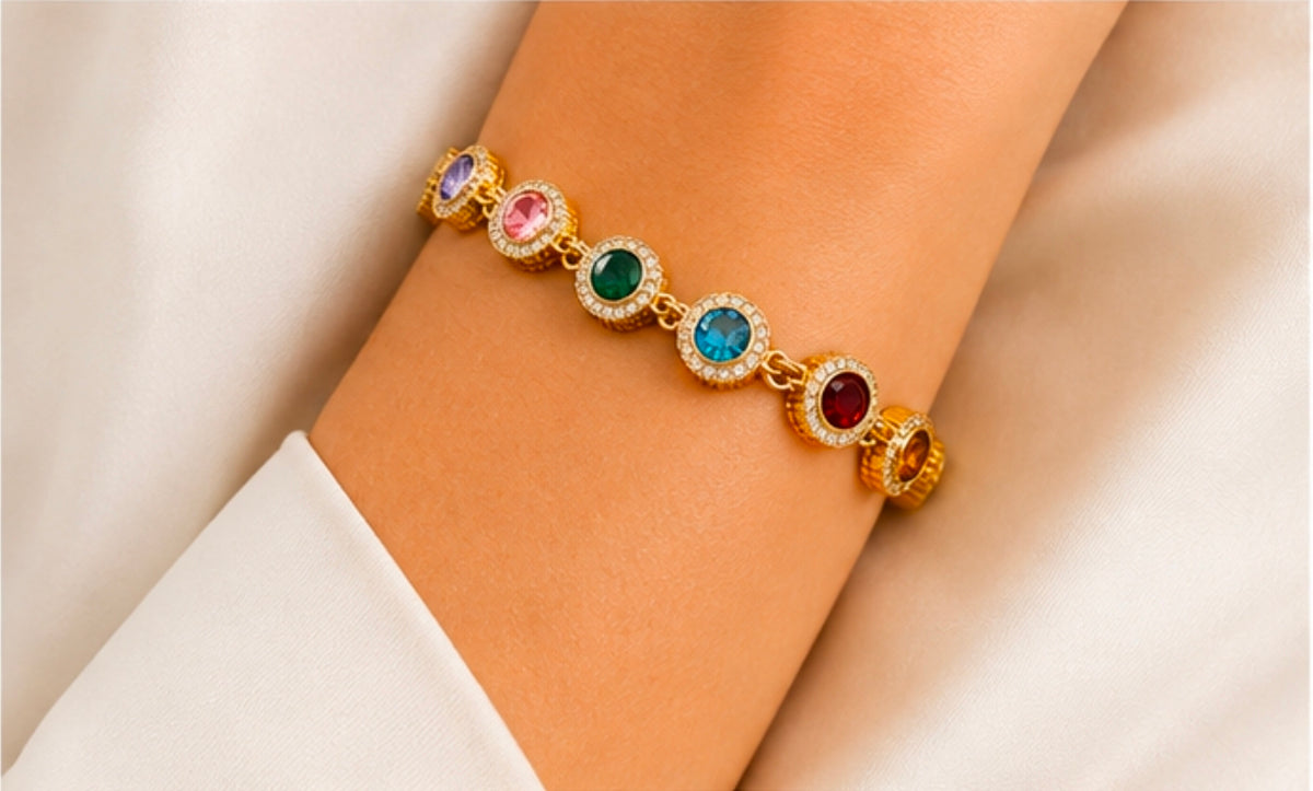 Colorful Circle Bracelet