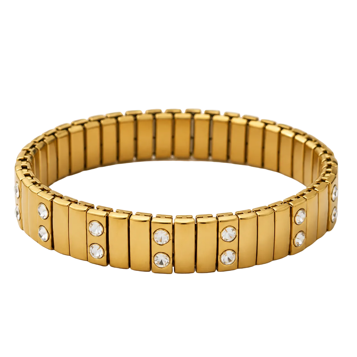 Golden Luxe Crystal Bracelet