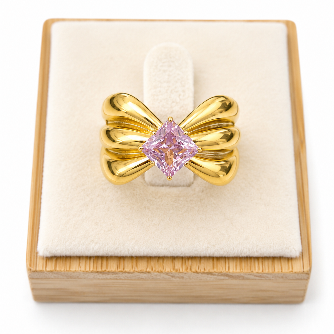 Blush Gold Ring Collection