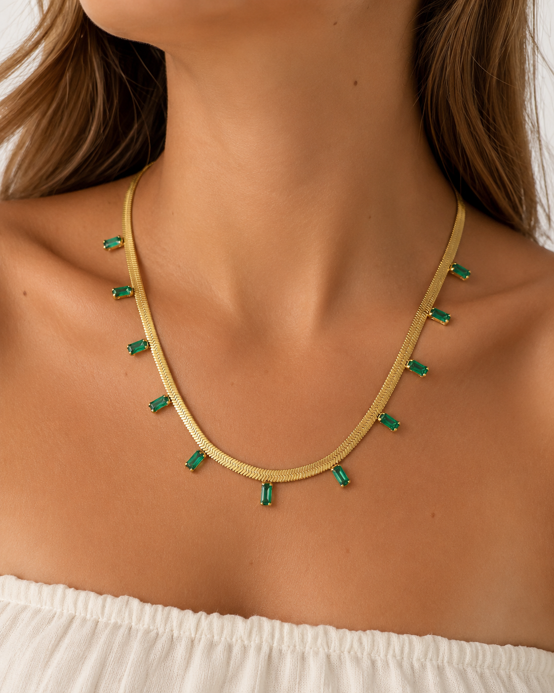 Emerald Glow Necklace