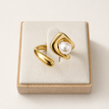 Pear Gold Ring