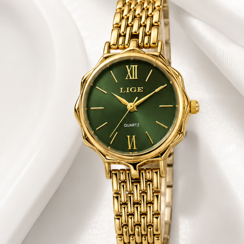 LIGE Women’s Gold Watch