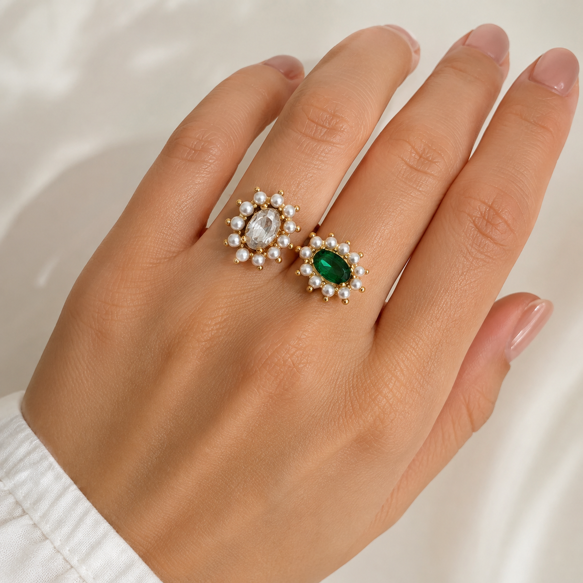 Elara Pearl Ring