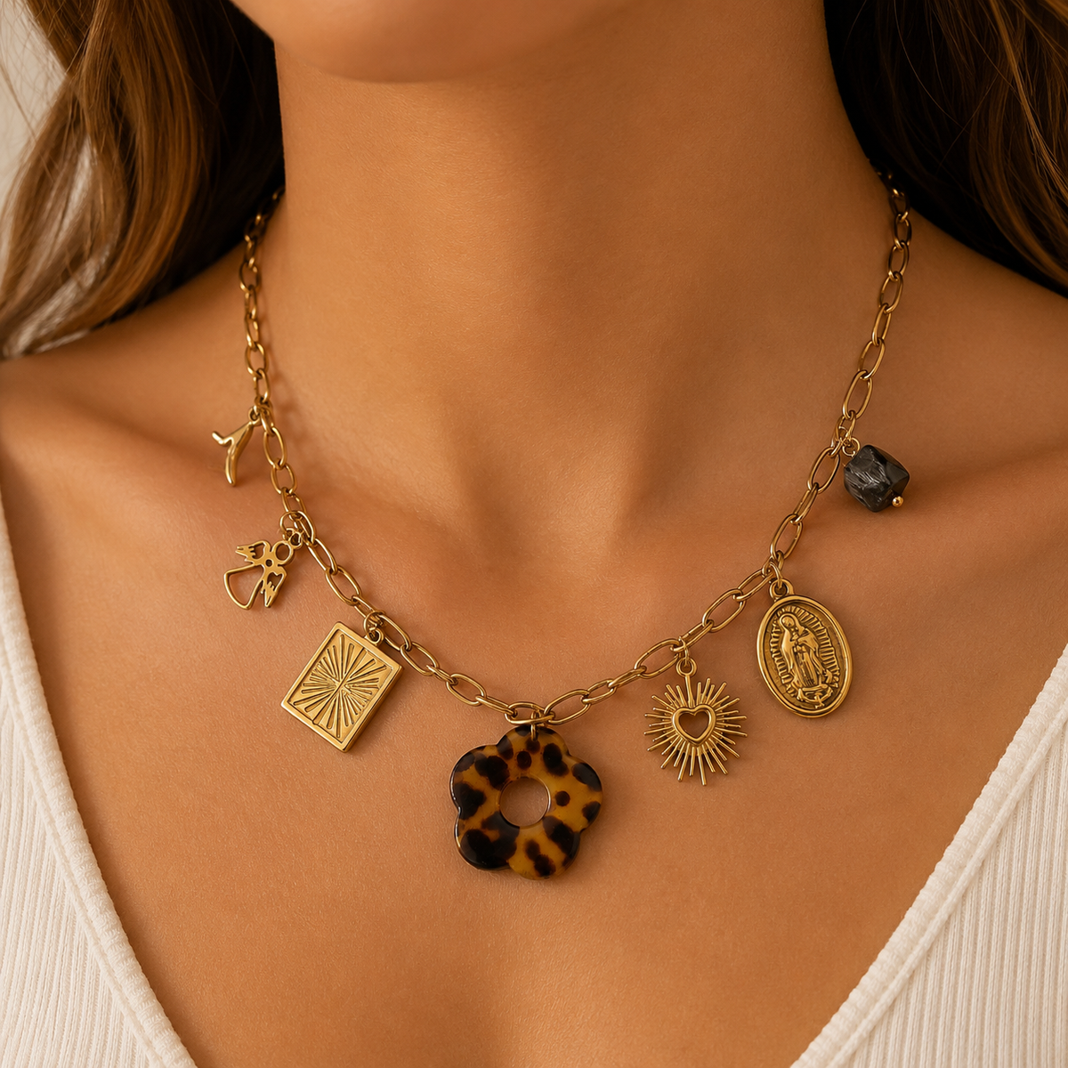 Celeste Charm Necklace