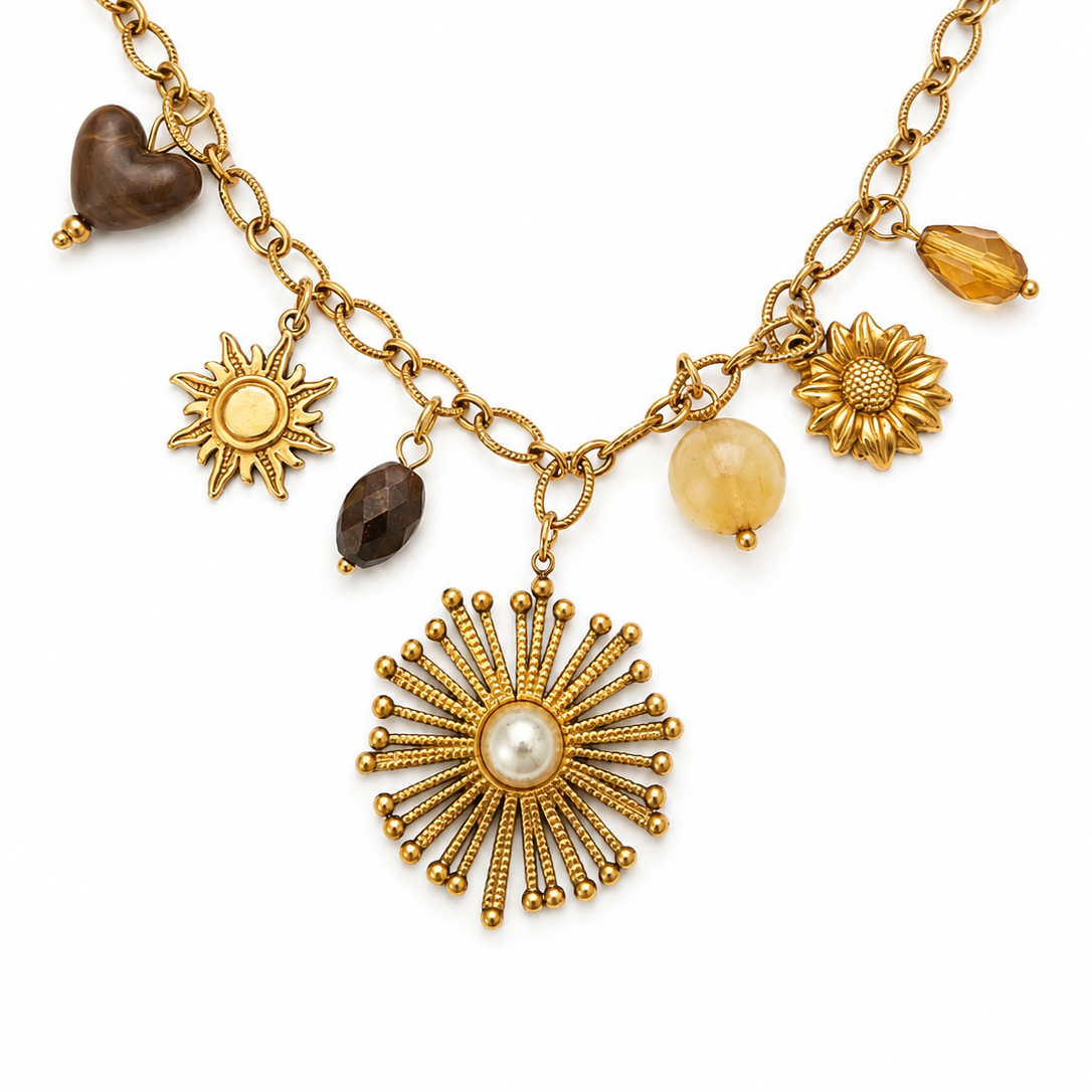Solara Charm Necklace