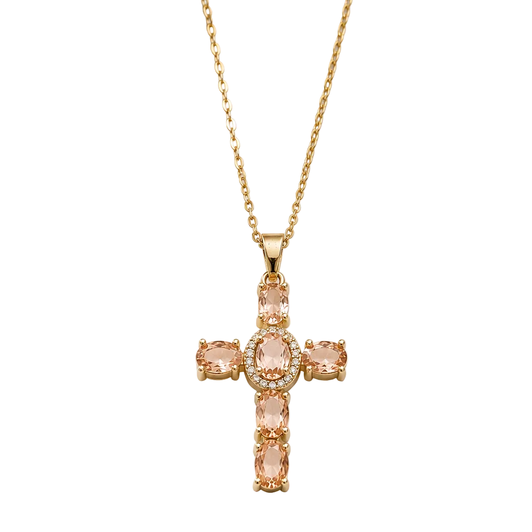 Champagne Crystal Cross