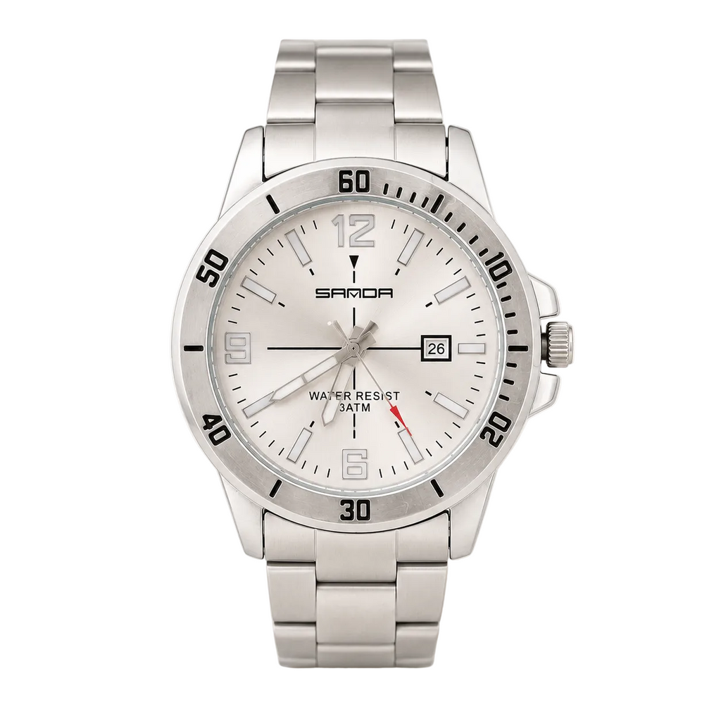 SAMDA Silver Men’s Watch