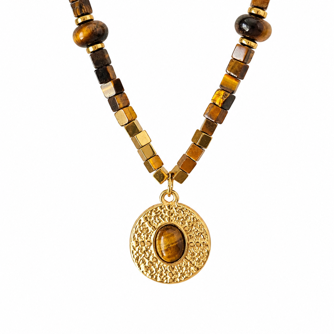 Tiger Eye Aura Necklace
