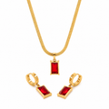 Ruby Glow Jewelry Set