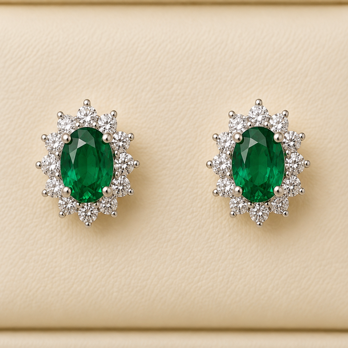 Emerald Diana's earrings