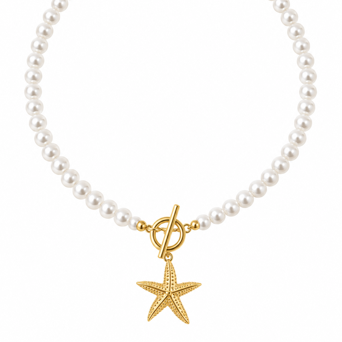 Pearl Starfish Necklace