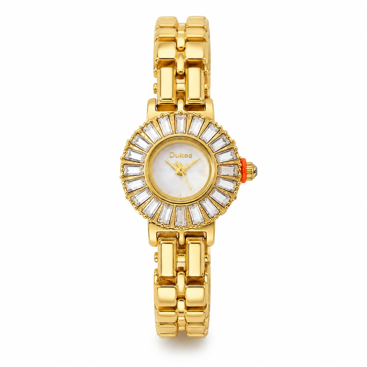 Gold Crystal Statement Watch