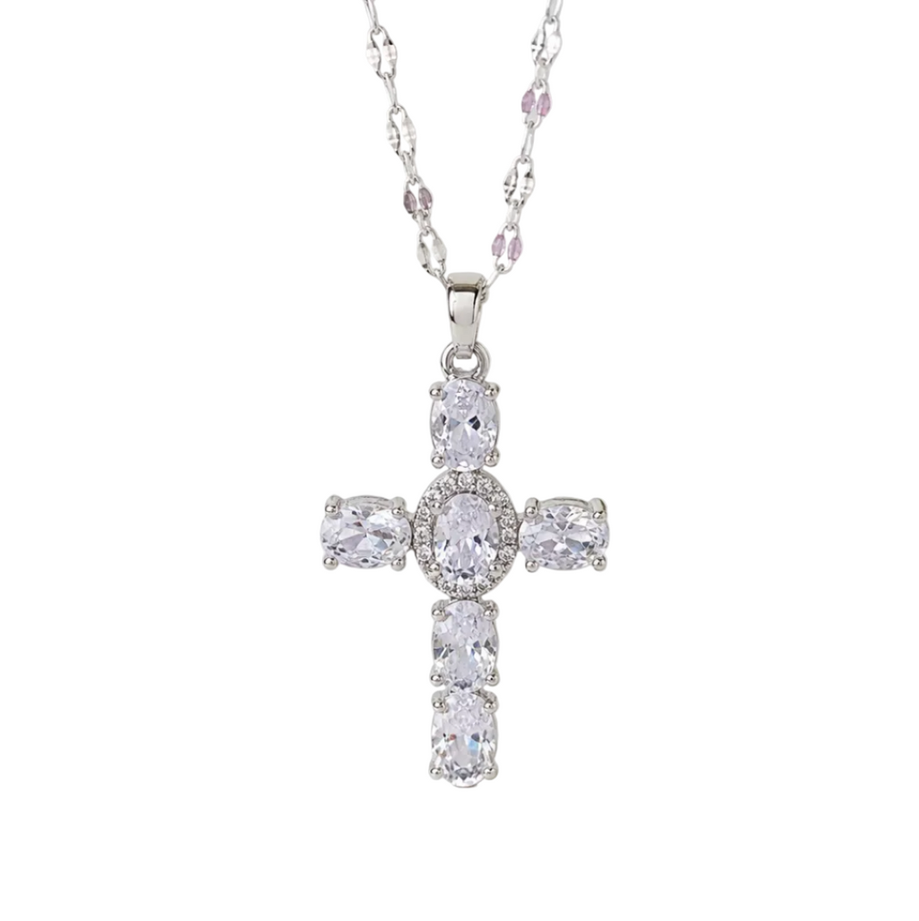 Crystal Cross Necklace