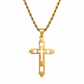 Divine Cross Necklace – Gold