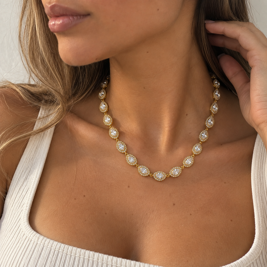 Oval Crystal Riviera