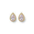 Crystal Teardrop Stud