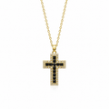 Noir Cross Necklace