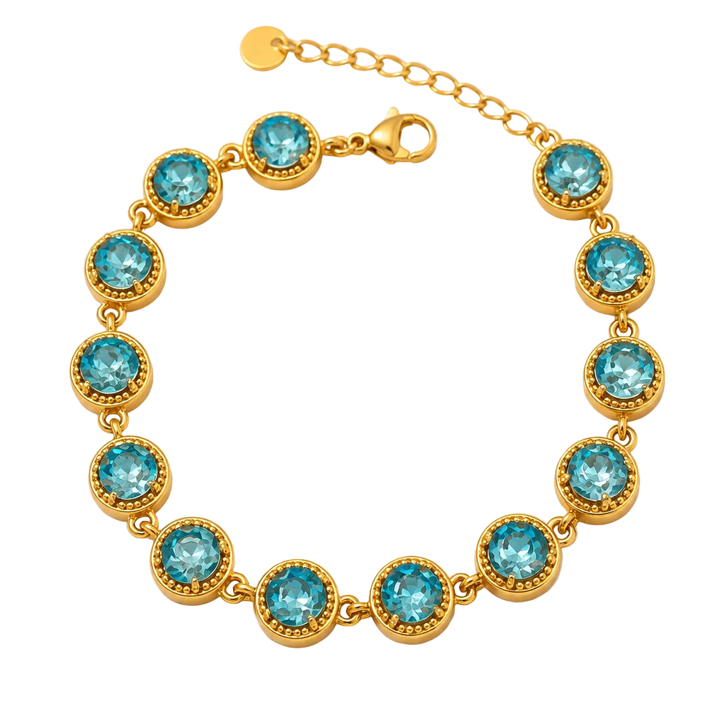 Azure Glow Bracelet