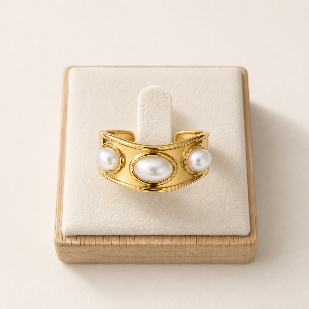 Pear Gold Ring