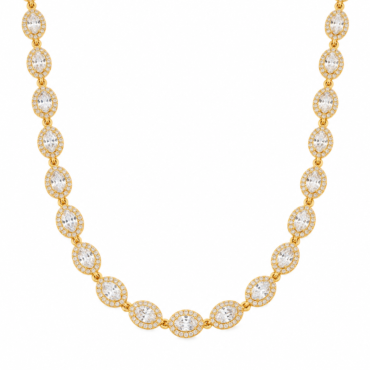 Oval Crystal Riviera